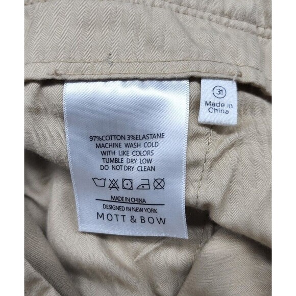 MOTT & BOW Women's Beige Jeans Size 31 - Picture 5 of 12